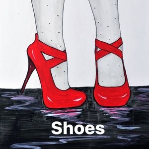 Boots, sandals, sneakers, heels, flats